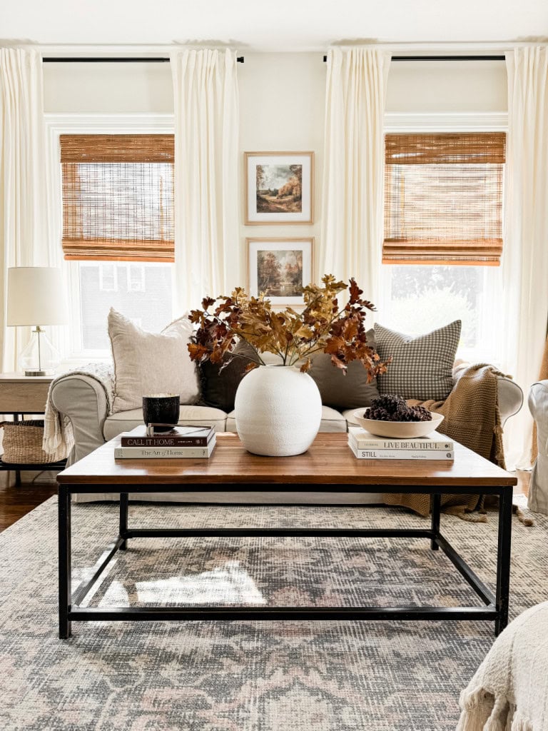 Fall Coffee Table Styling