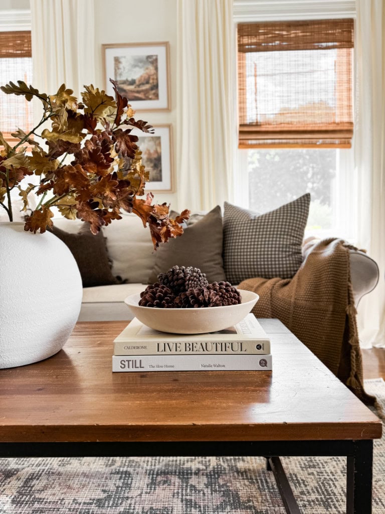 Fall Coffee Table Decorative bowl