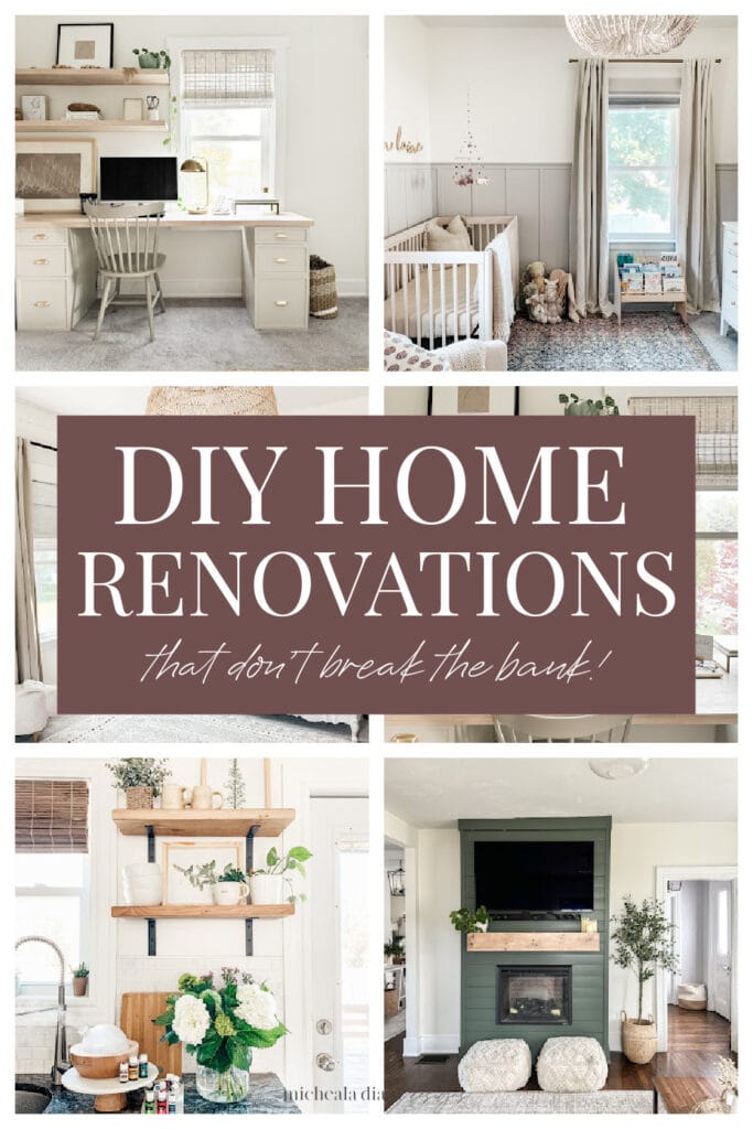 DIY Home Renovations on a Budget - Micheala Diane Designs