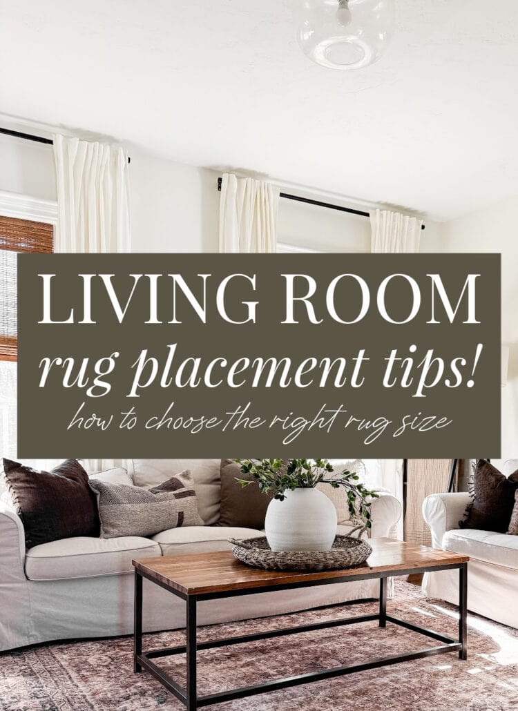 Living Room Rug Placement tips