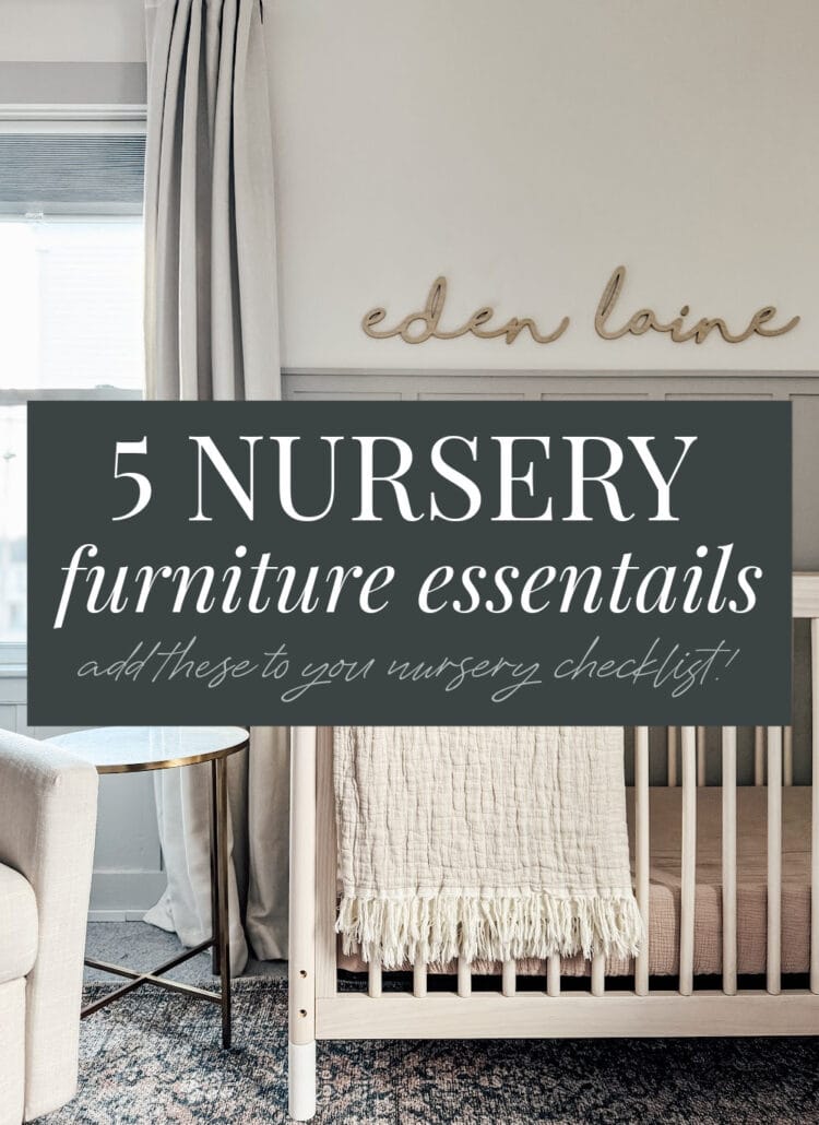 Nursery Furniture Checklist