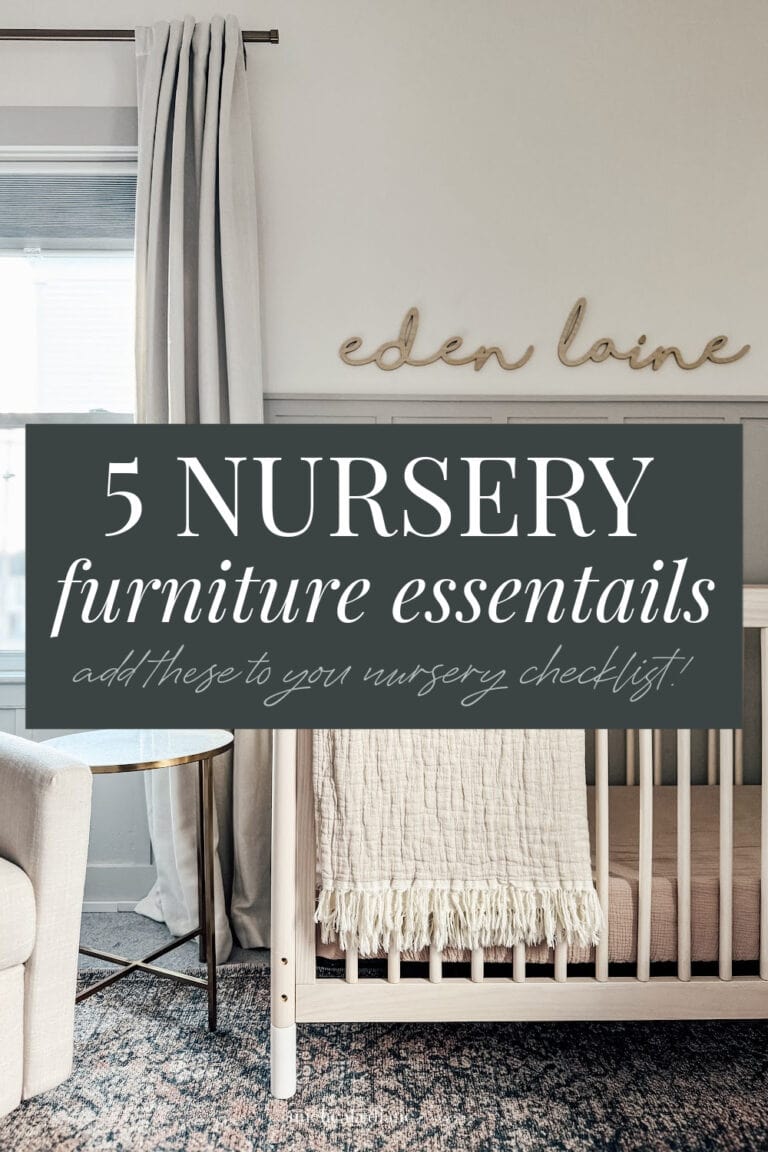 Nursery Furniture Checklist