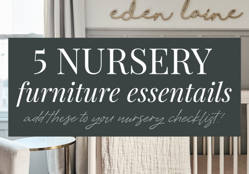 Nursery Furniture Checklist