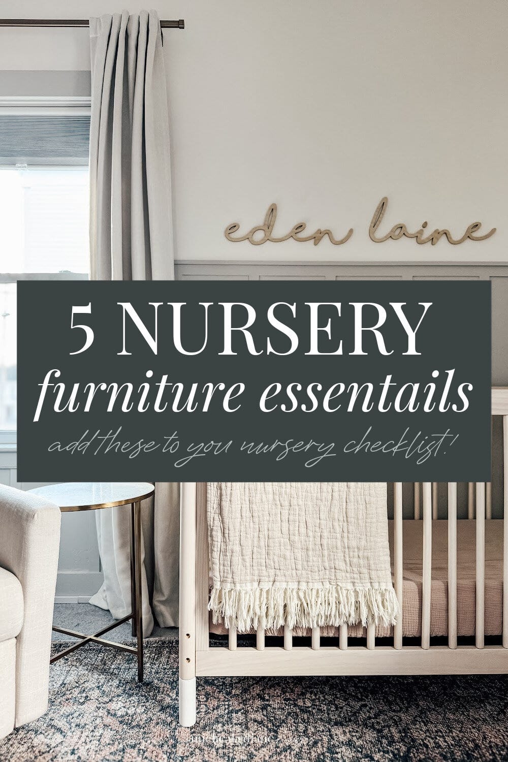 Nursery Furniture Checklist