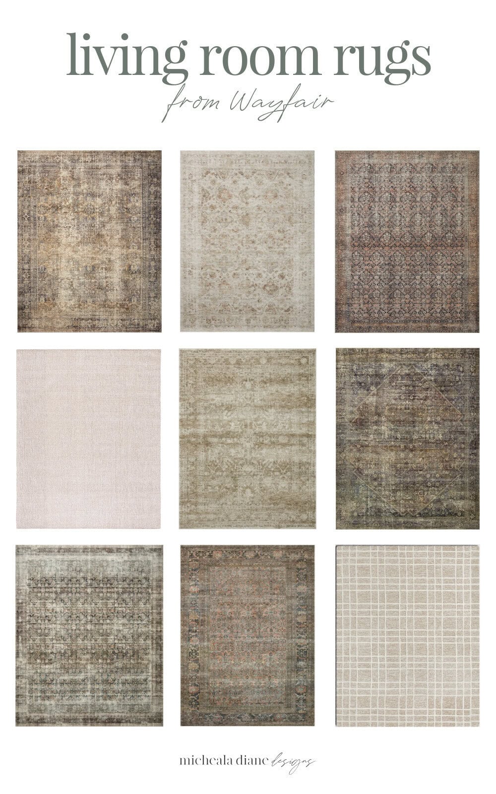 Living Room Rugs from Wayfair
