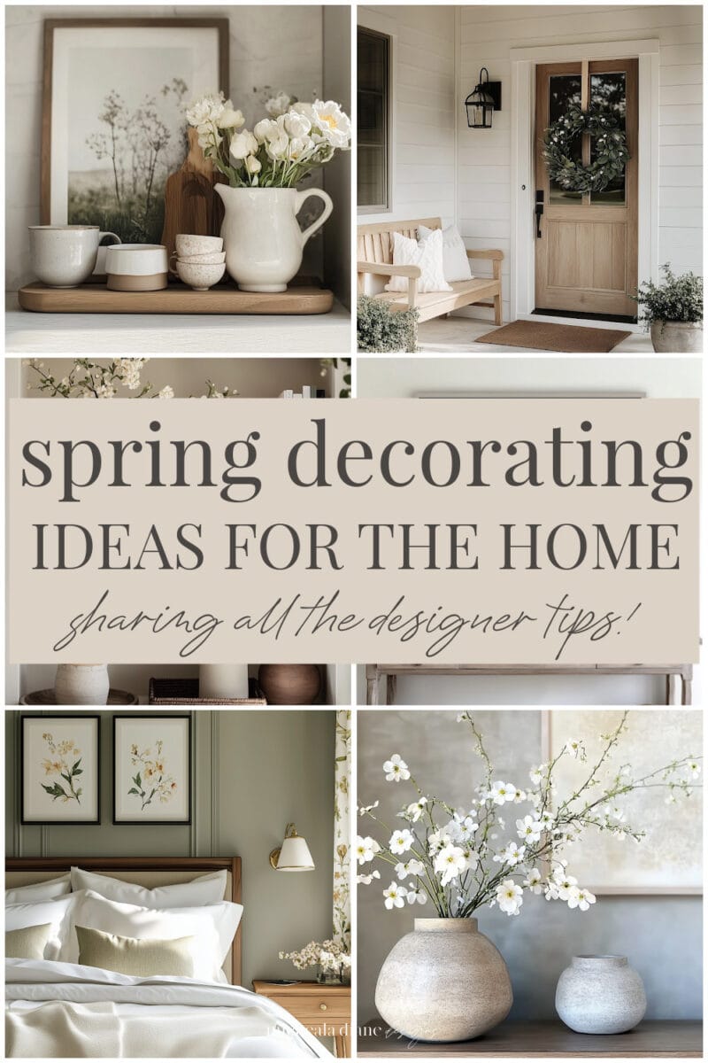 Spring Decorating Ideas for the Home - Micheala Diane Designs