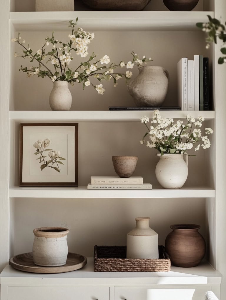 Spring Open Shelving