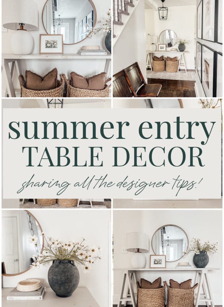 Summer Console table