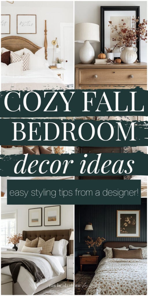 Cozy Fall Bedroom - Micheala Diane Designs