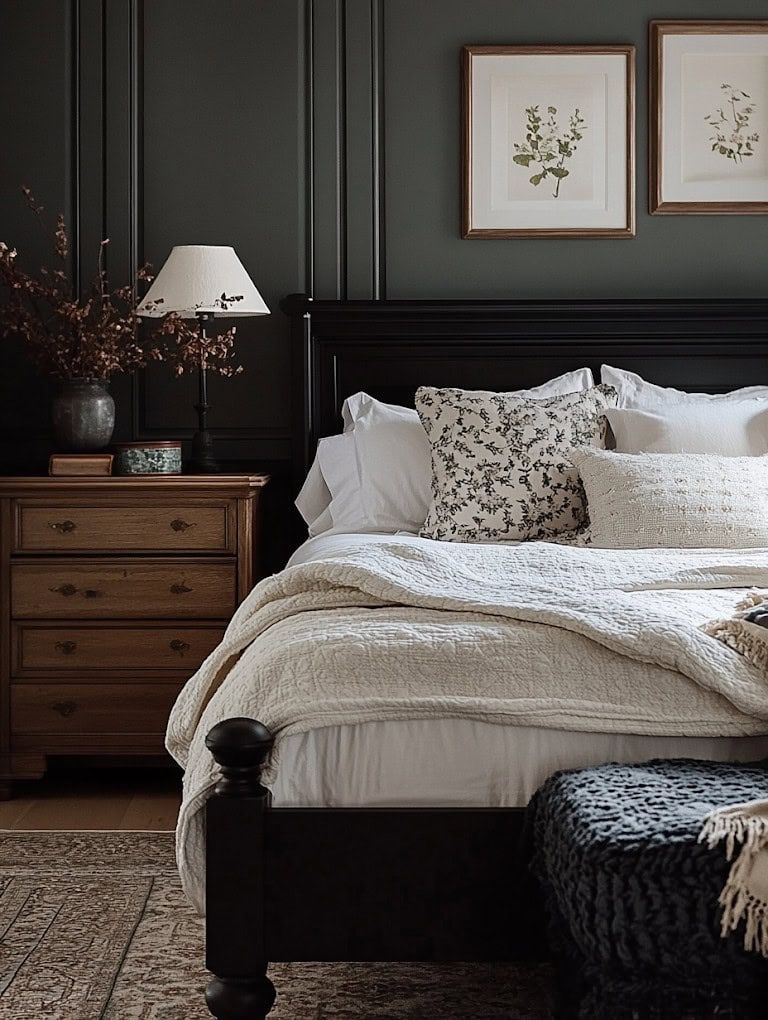 Moody Fall bedroom
