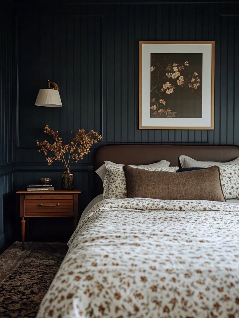 Moody Fall Bedroom