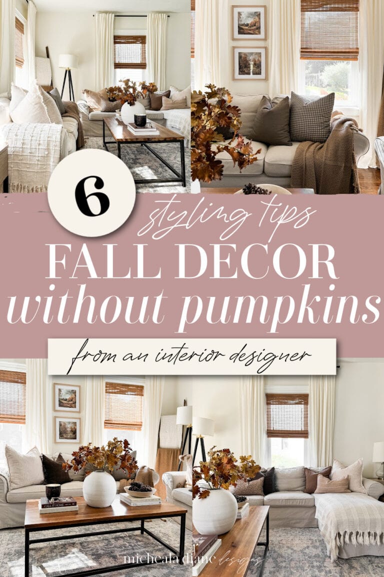 Fall Decor without Pumpkins