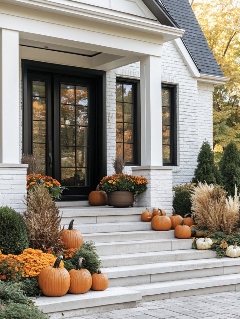 Modern Fall Porch Decor