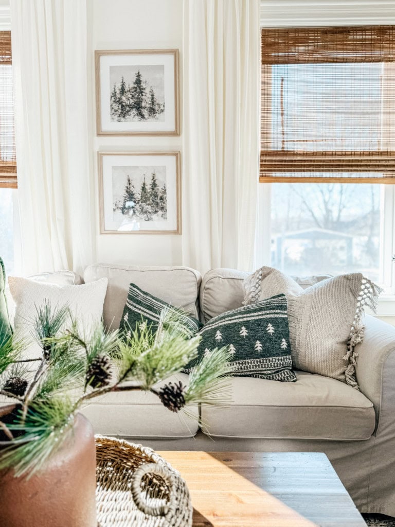 christmas decor ideas for living room