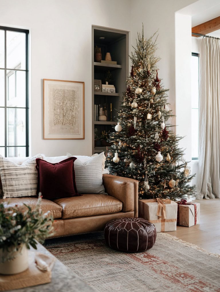 christmas decor ideas for living room