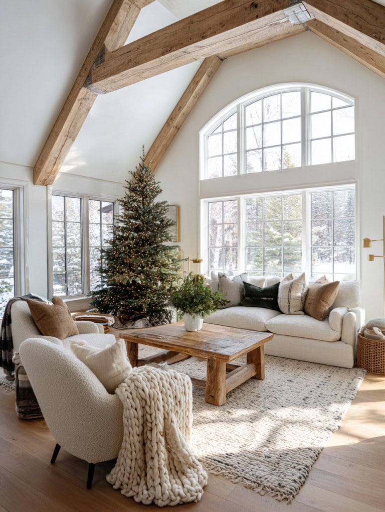 christmas decor ideas for living room