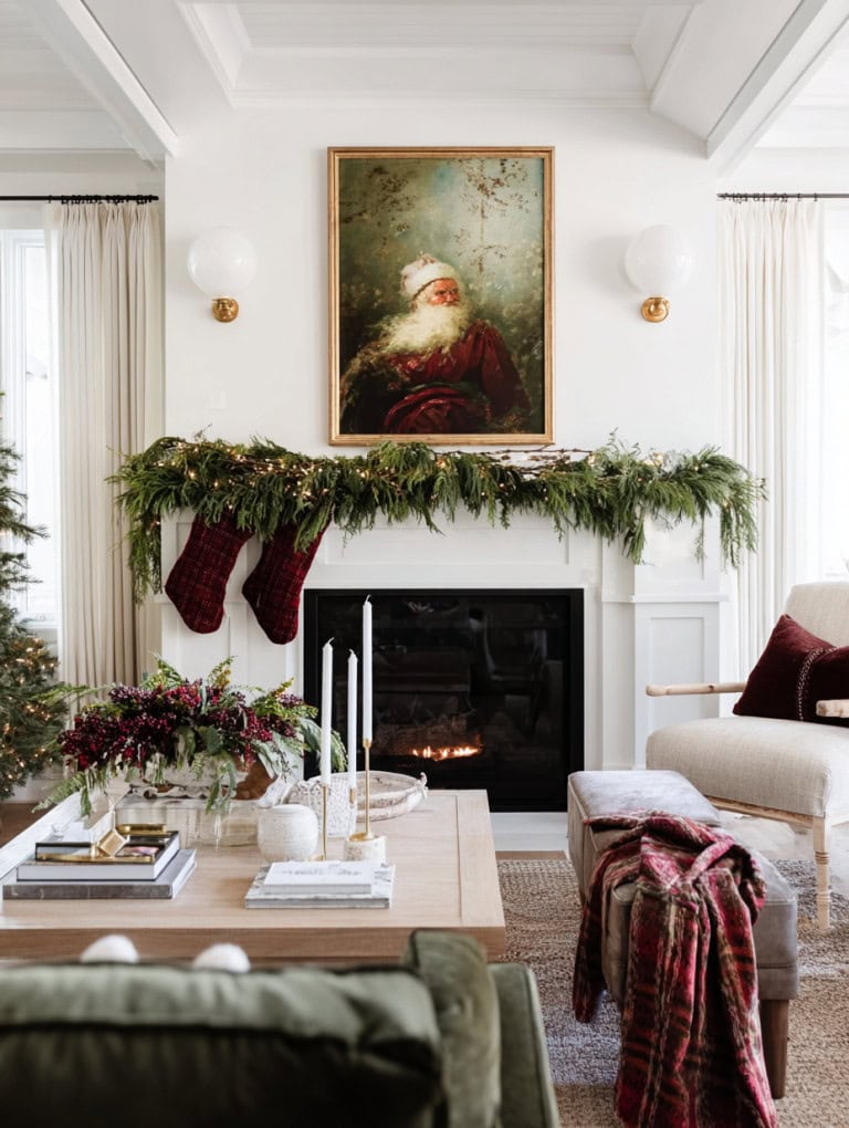 christmas decor ideas for living room