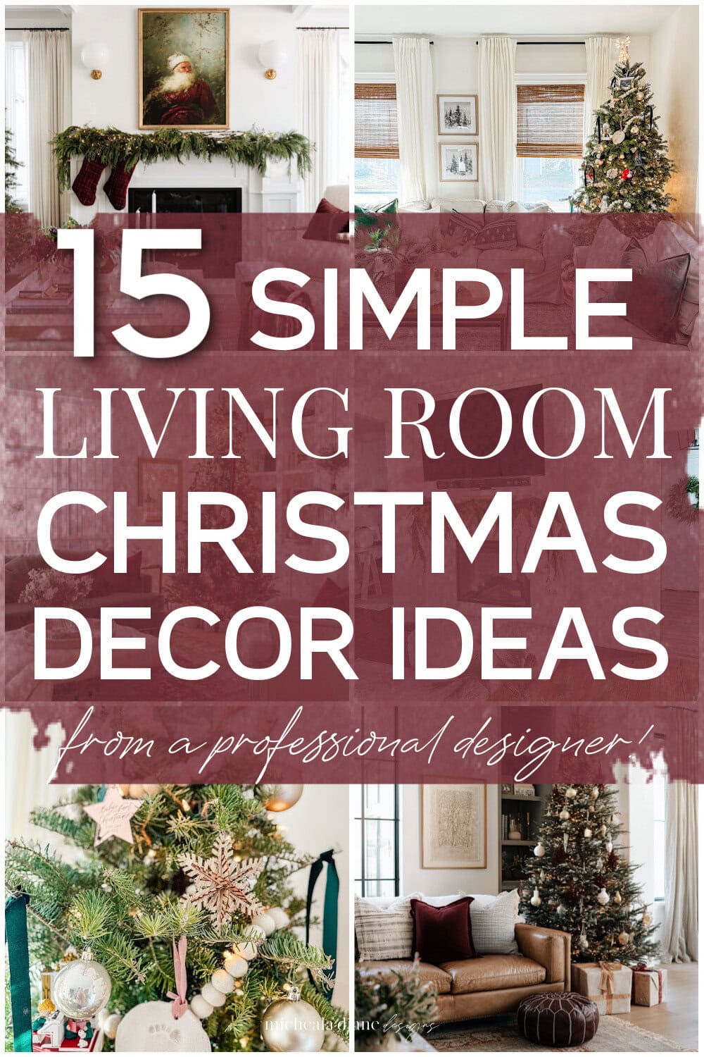 christmas decor ideas for living room
