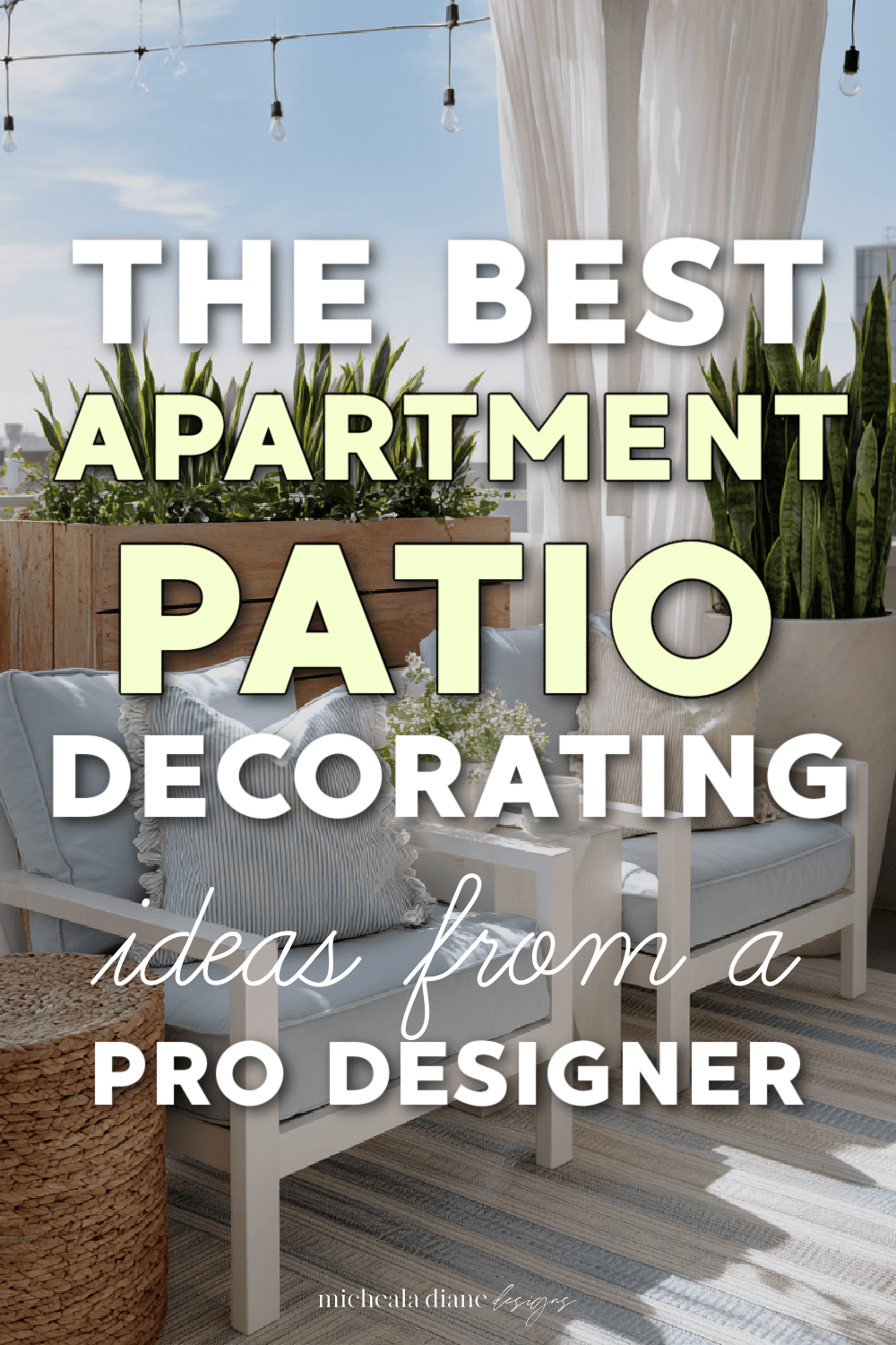 Apartment Patio Decorating Ideas