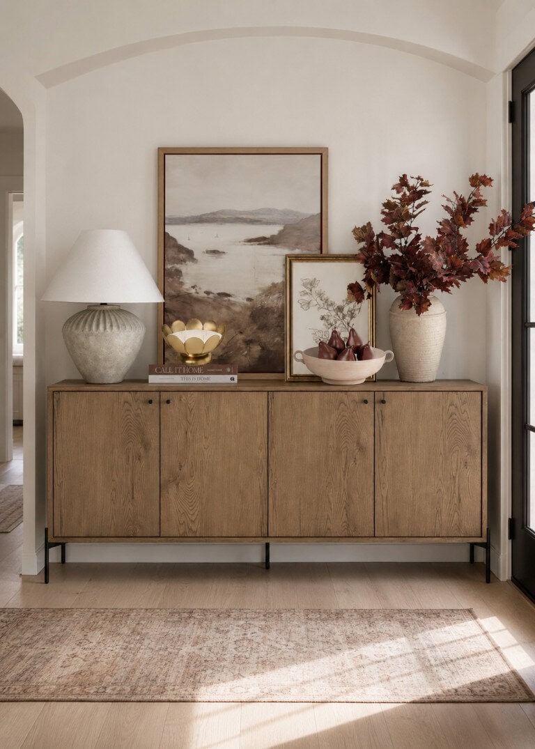 Neutral Fall Entryway