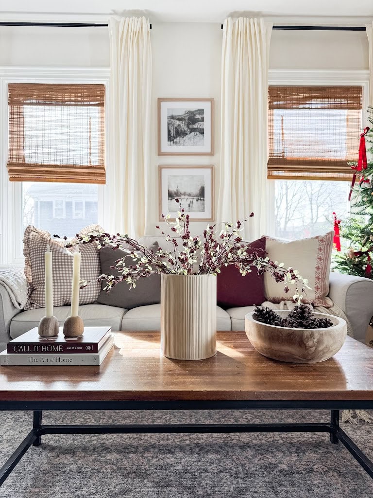 Red Christmas Coffee Table